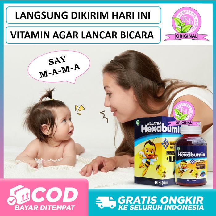 Obat Vitamin Anak Lancar Bicara, Terlambat, Belum Bicara, Mencerdaskan