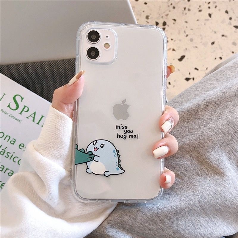 Dino Couple printing anticrack case realme c55 c30 c33 redmi 10 4g a1 2022 pocophone m4 pro 4g c40 m5 f4 5g