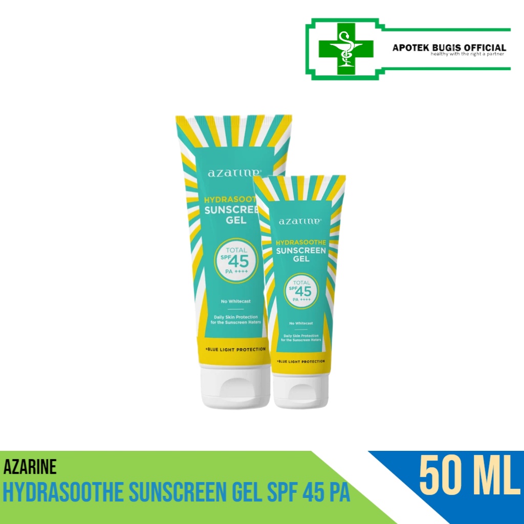 Azarine Hydrasoothe Sunscreen Gel SPF 45 PA++++ Size 50 ml