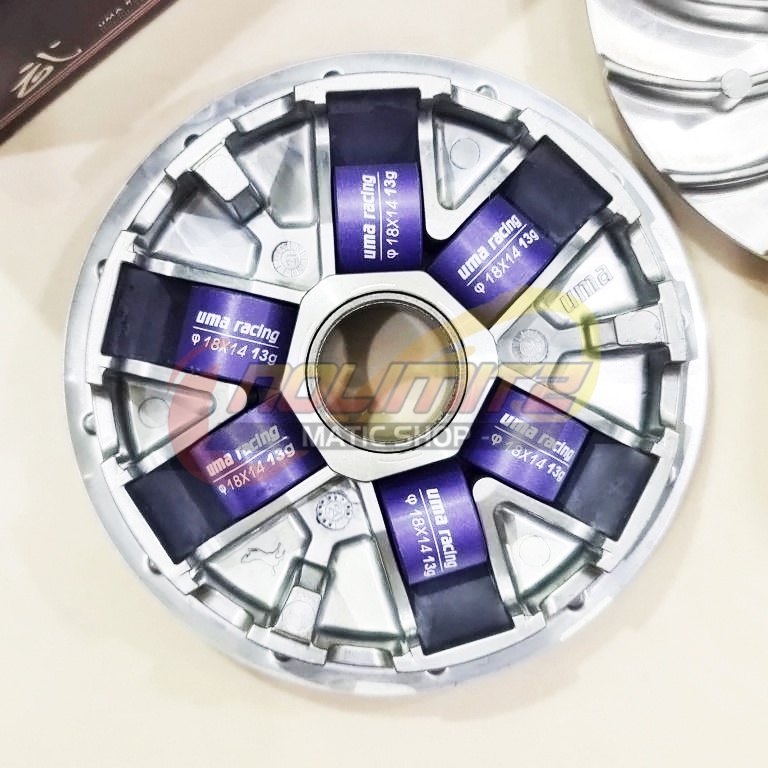 Pulley Uma Racing Rumah Roller CVT Set 13gr Beat Vario Scoopy 110 FI