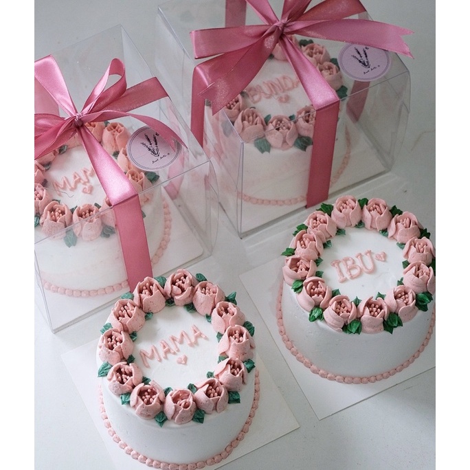 Korean Birthday Cake Kue Ulang Tahun Tart