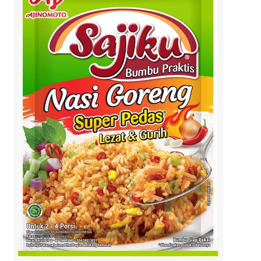 

GGD✩ SAJIKU® Bumbu Praktis Nasi Goreng Super Pedas 20g (10 pcs) TOP PRODUK