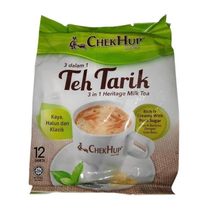 

Chek Hup 3 in 1 Teh Tarik Malaysia / Check Hup Milk Tea Wih Cane Sugar