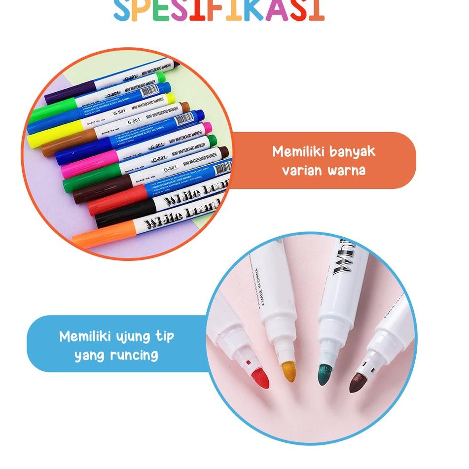 

ㅝ Spidol Ajaib Mengapung Di Air Magic Marker Floating Pen Water Isi 12 Pcs - KIDSLAND ღ