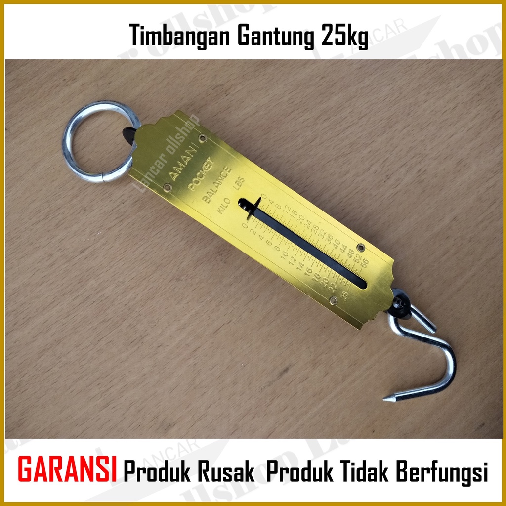 Timbangan Tarik / Timbangan Gantung / Timbangan Veer Kapasitas 50 kg