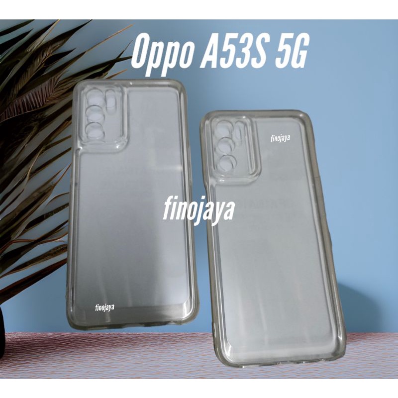 Softcase Oppo A53S 5G A55S 5G Silikon Casing Case Bening Transparan Terasfaran Pelindung Pro Camera