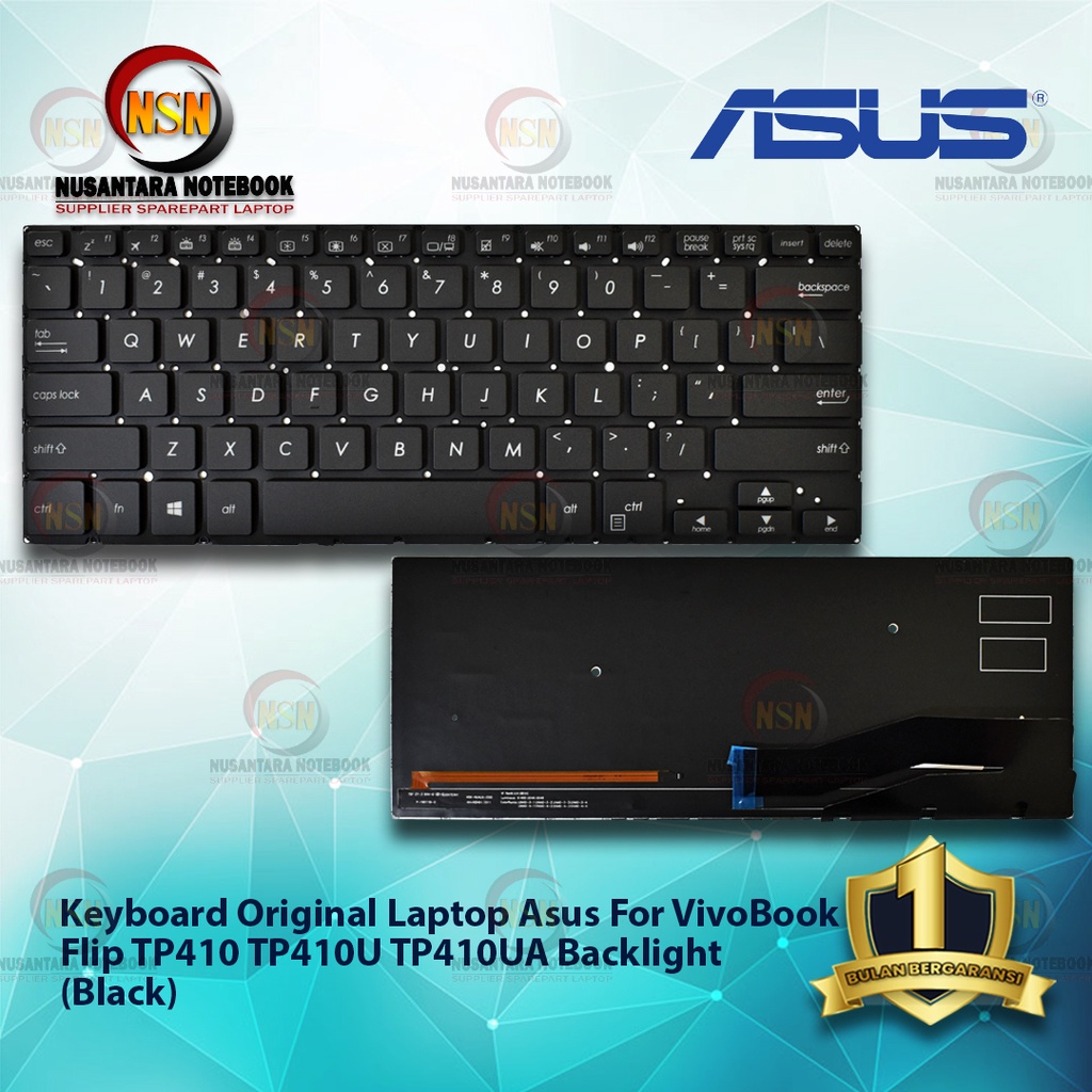 Keyboard Original Laptop Asus For VivoBook Flip TP410 TP410U BACKLIGHT