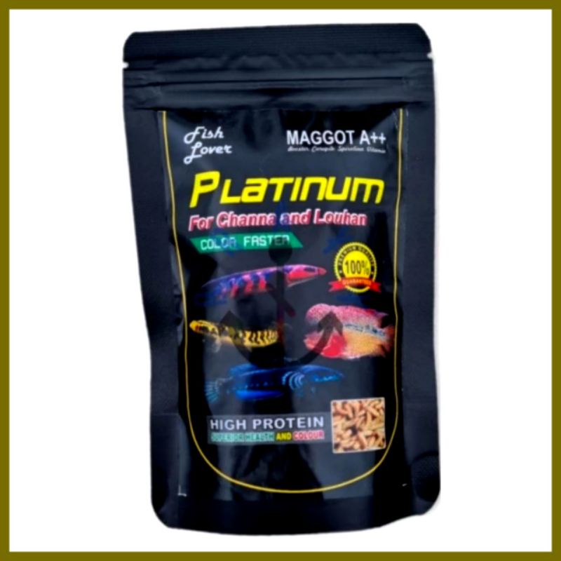 Maggot Bsf sachet Kering Platinum original pakan bunga cabung