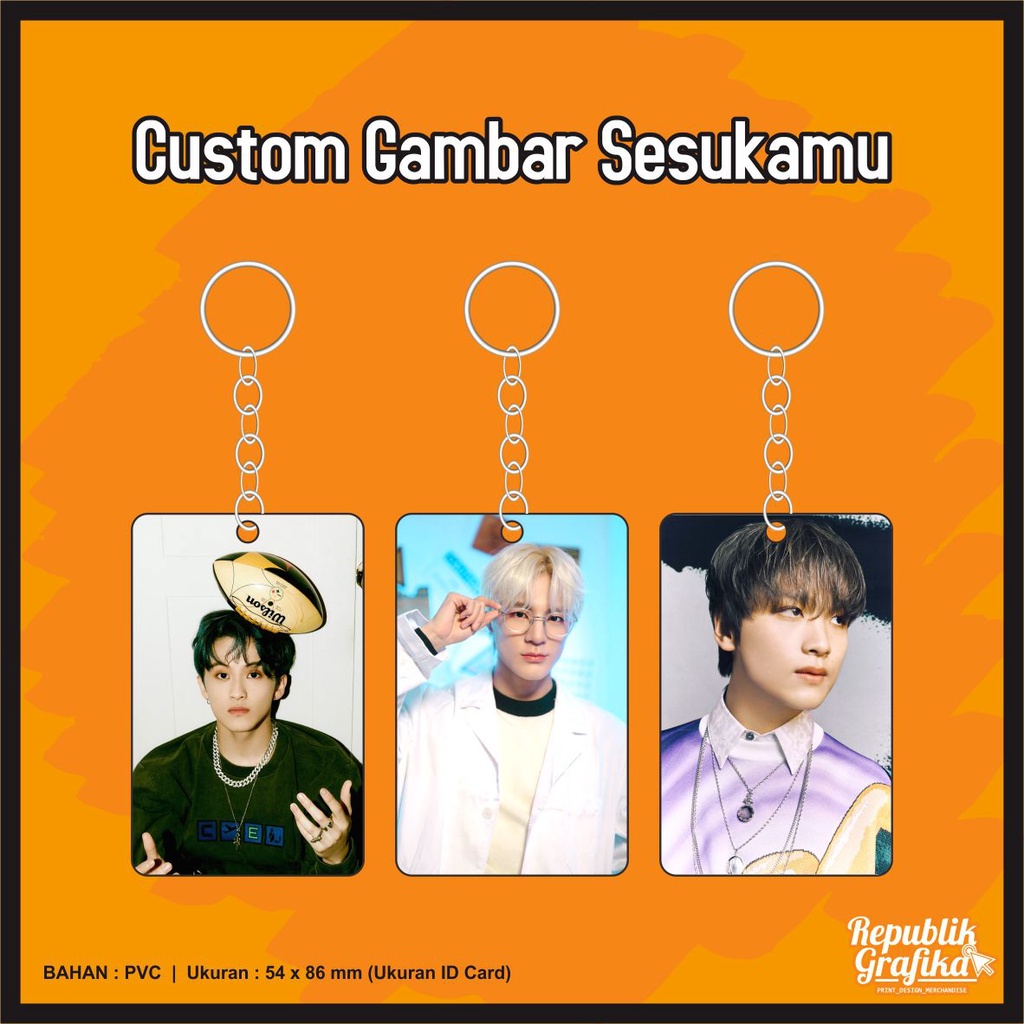 GANTUNGAN KUNCI PVC CUSTOM - SOUVENIR MURAH