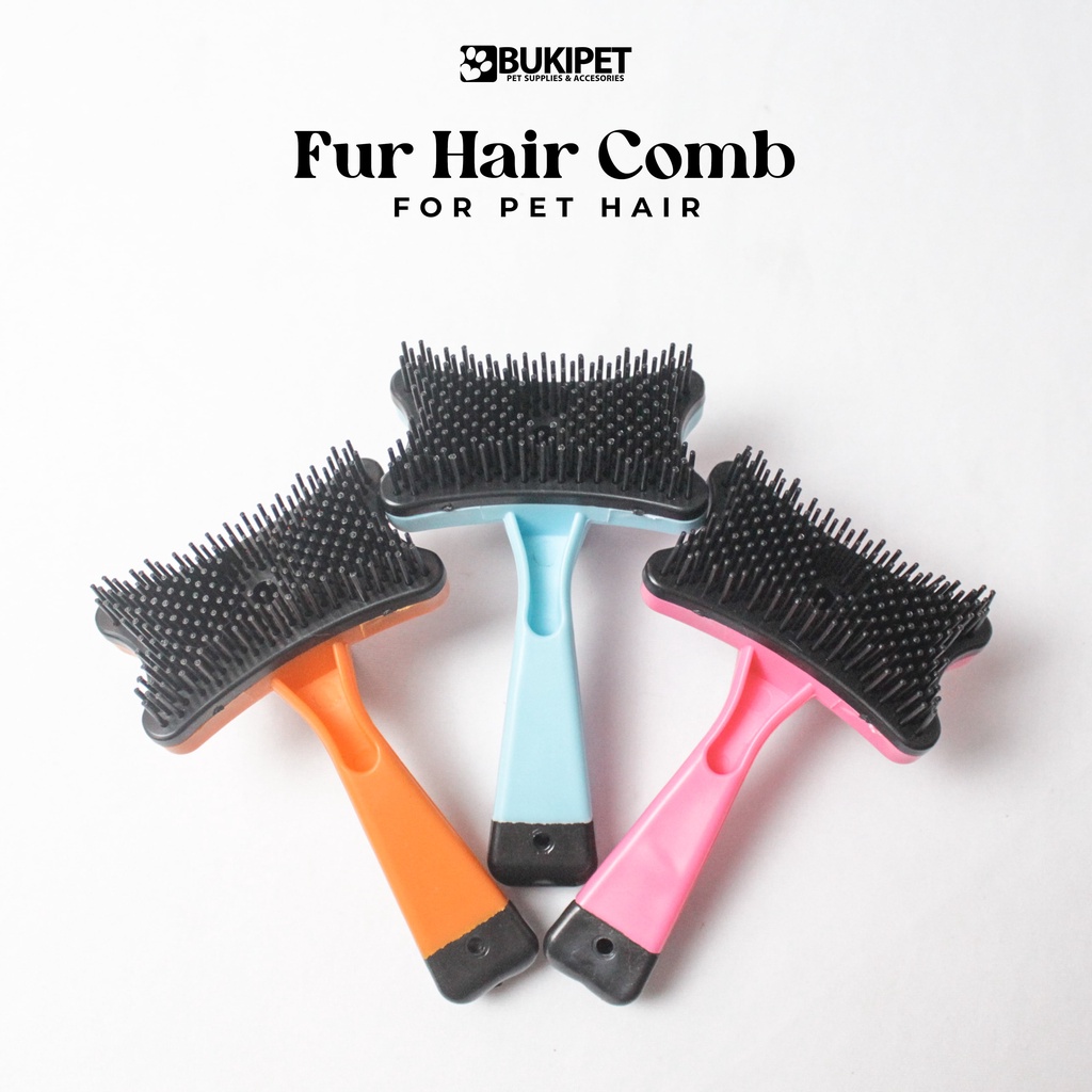 Sisir Grooming Brush Kucing pembersih bulu rontok merapikan bulu - Fur Hair Comb