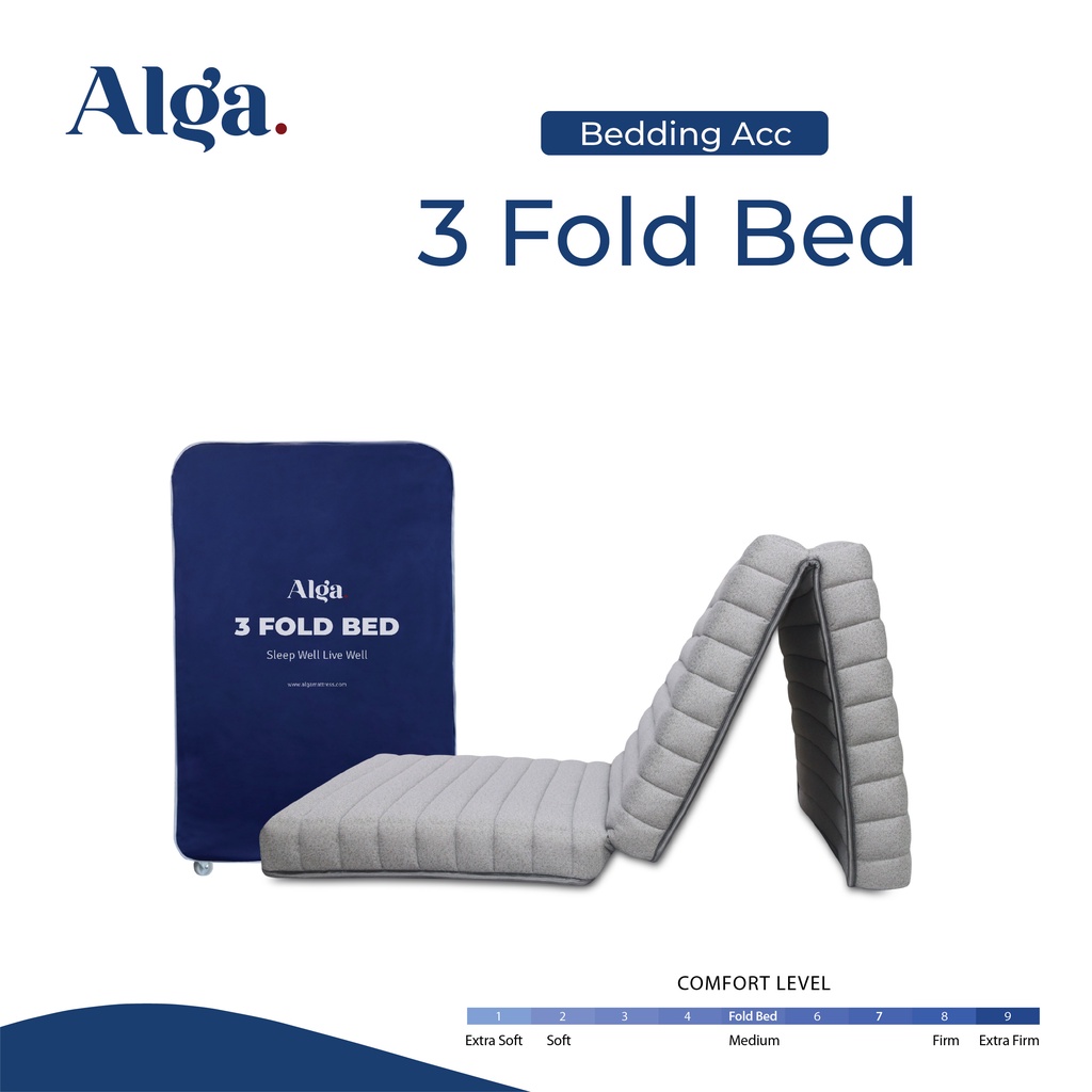 ALGA 3 Fold Bed - Kasur Lipat Premium