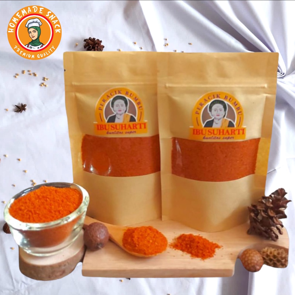 

Homemade Snack - Ibu Suharti Rempah Bubuk Cabe Super Pedas Murni Bumbu Dapur Cabe Bubuk Super Pedas Pure Extra Hot Chili Powder Kualitas Premium