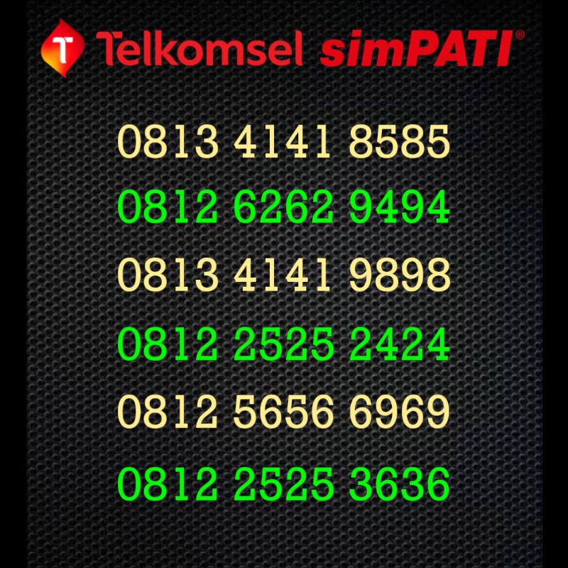 Nomor Cantik Telkomsel ABAB CDCD