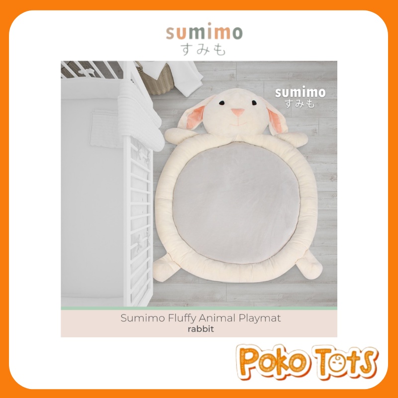 Sumimo Baby Playmat With Soft Pillow Animal Head Alas Tidur &amp; Main Anak Sumimo WHS