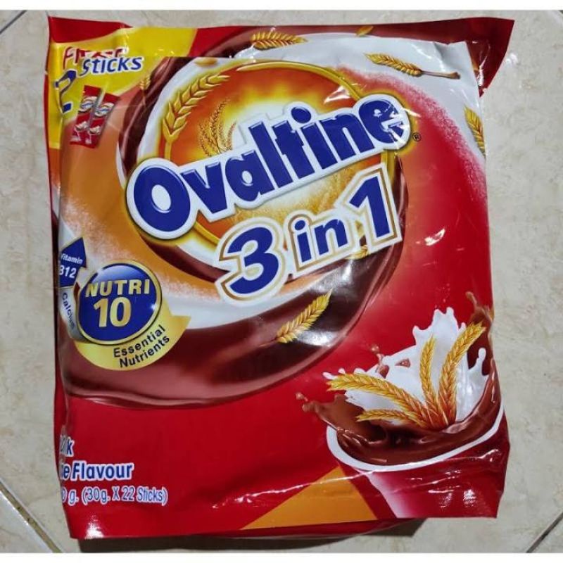 

Ovaltine 3 in 1 Sachet Isi 30 Sachet made in Malaysia