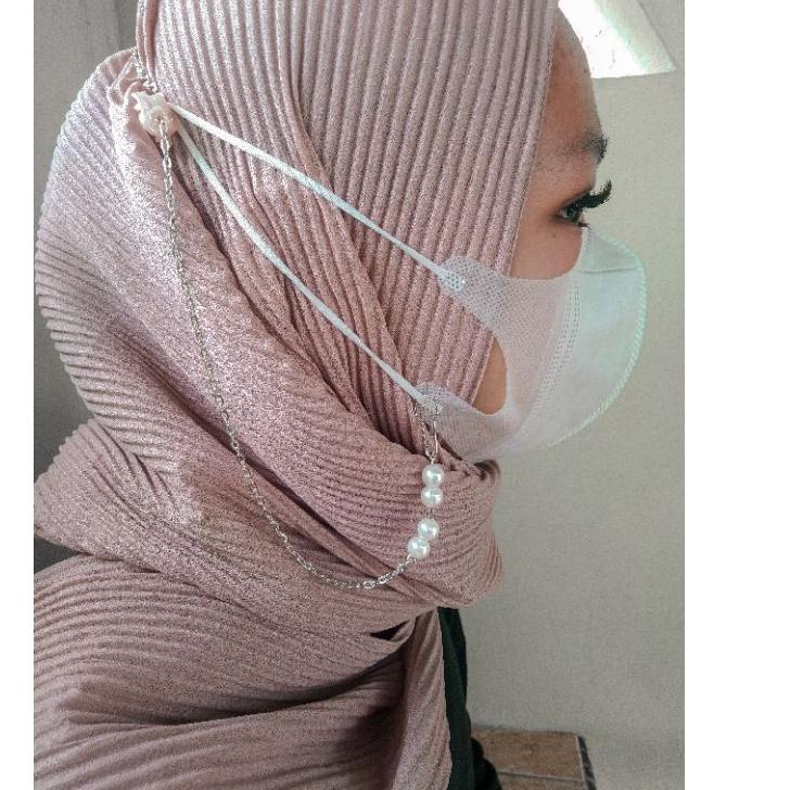 ☝ Konektor Masker 2 in 1/ Strap Masker 2 in 1/ Strap masker hijab/Konektor Masker/Strap Masker ィ