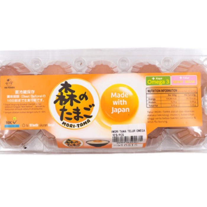 

Moritama telur ayam jepang isi 10