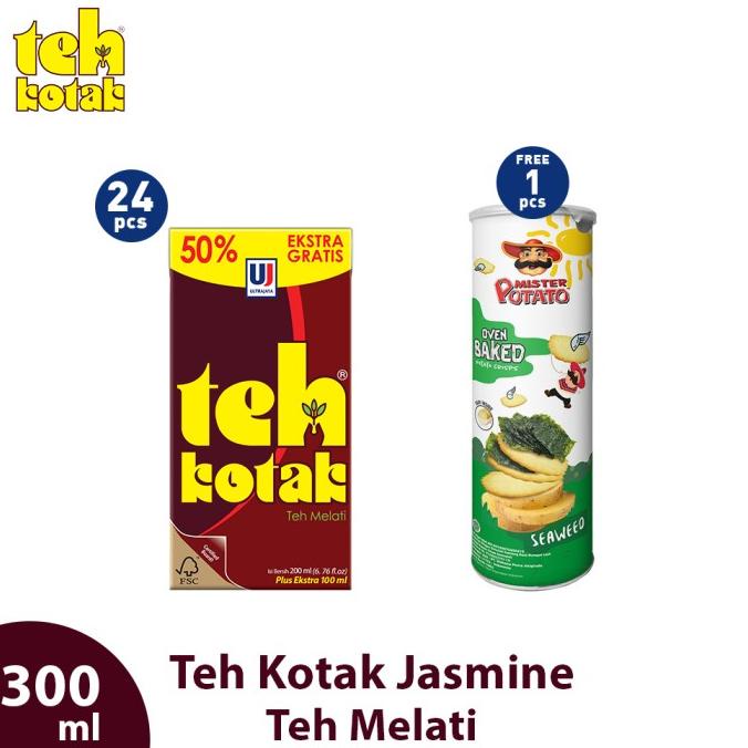 

Teh Kotak Jasmine 24 x 300ml Free Mister Potato Seawed