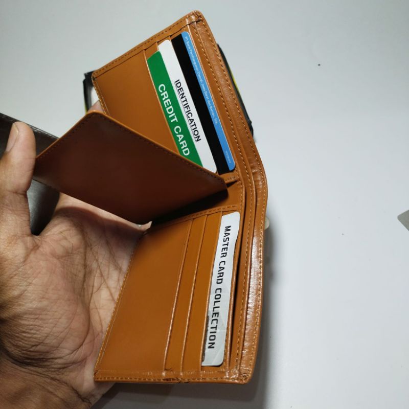 DOMPET PRIA DOMPET kulit Kilap Dompet Z 3Dimensi pria