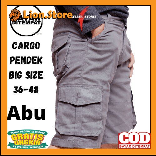 CELANA CARGO KEKINIAN TERBARU POPULER /celana cargo pendek pria big size/celana cargo pendek pria ju