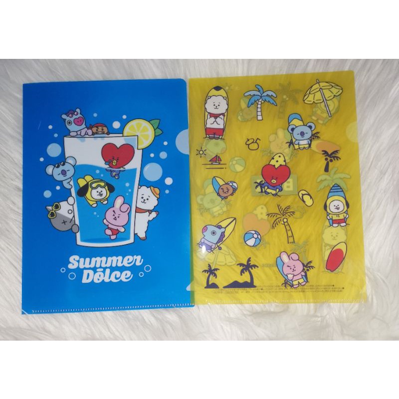 bt21 bts mini L holder / file holder set