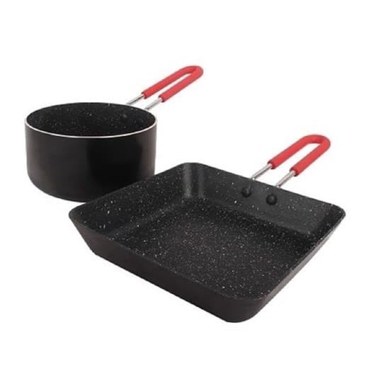 Kangaroo KG 672 Alluminium Fry Pan Mini Set Penggorengan Set 2 pcs