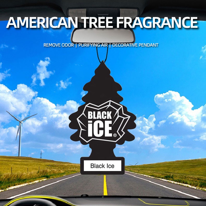 asli PARFUM MOBIL LITTLE TREES BLACK ICE ORIGINAL