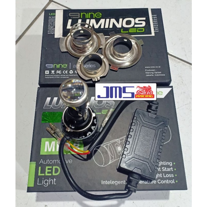 LAMPU DEPAN LED LENSA PLUS KIPAS UNIVERSAL SEMUA MOTOR