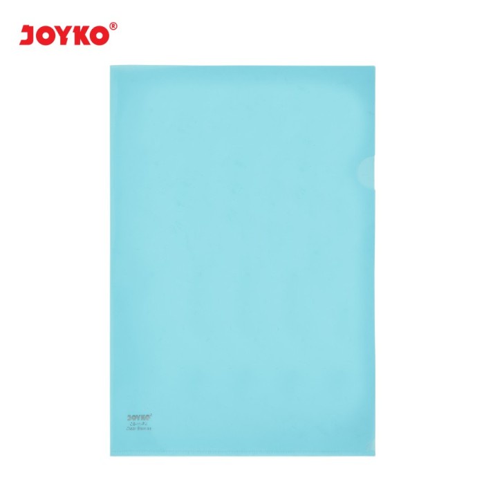 

✨NEW✨ - Joyko Map L Plastik Bening Clear Sleeves CS-11-F4 Folio Warna Pastel - Pastel Blue
