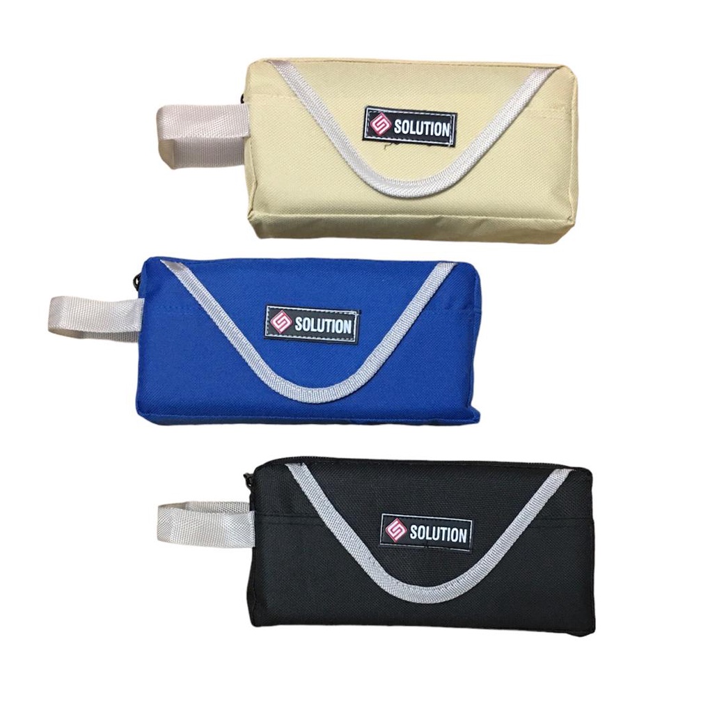 

pencil case/tempat pensil kain sleting solution