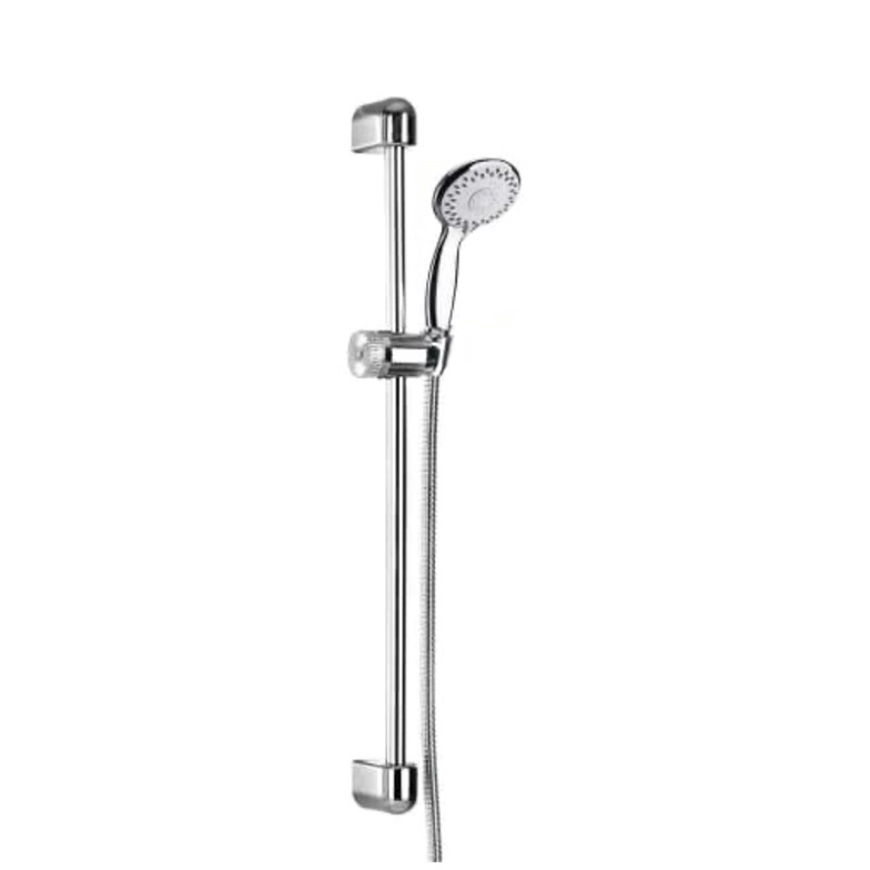 KRIS SET HAND SHOWER DENGAN SLIDERAIL KSR973 SILVER/ACE SLIDRAIL SHOWERSET KRIS 4F D8CM CHROM973/ACE SHOWER KAMAR MANDI/ACE AKSESORIS KAMAR MANDI