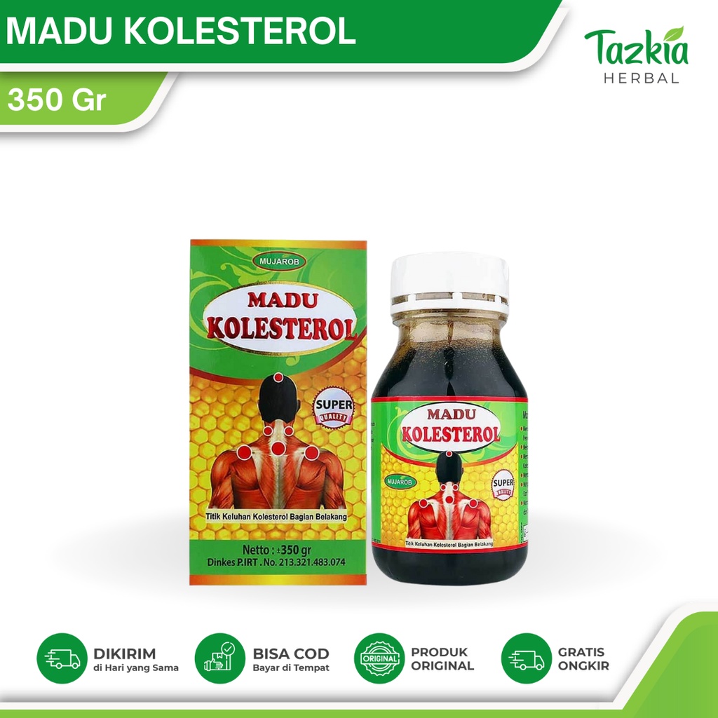 

Madu Kolesterol Mujarob 350gr