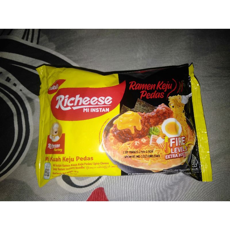 

Richeese Mi Goreng Keju Level 0/3, Richeese Mi Ramen Keju Level 0/3
