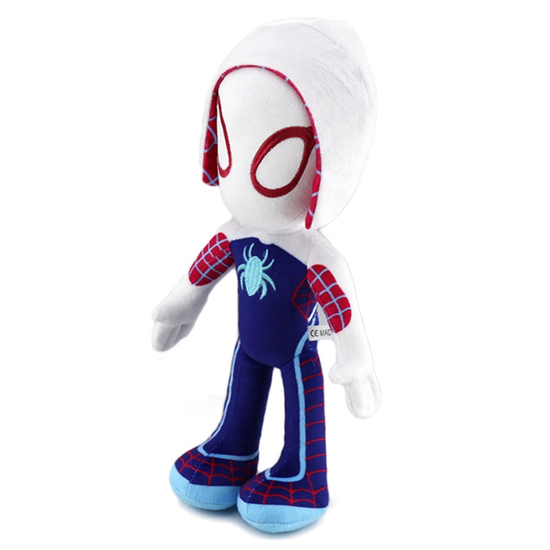 33 cm Marvel Avengers Spiderman Gwen Friends Mainan Mewah Kartun Boneka Boneka Kamar Tidur Anak Perempuan Bantal Anak Dekorasi Kamar