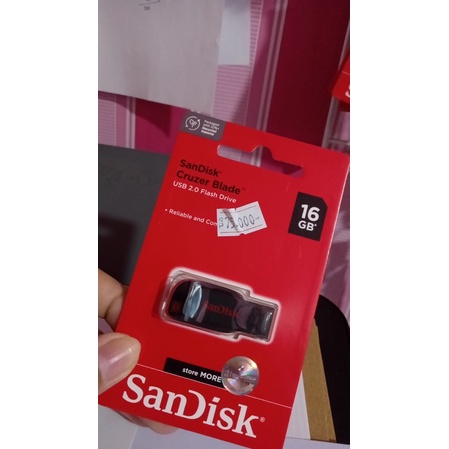 Flashdisk SanDisk 16GB USB 2.0 Cruzer Blade CZ50 ORIGINAL