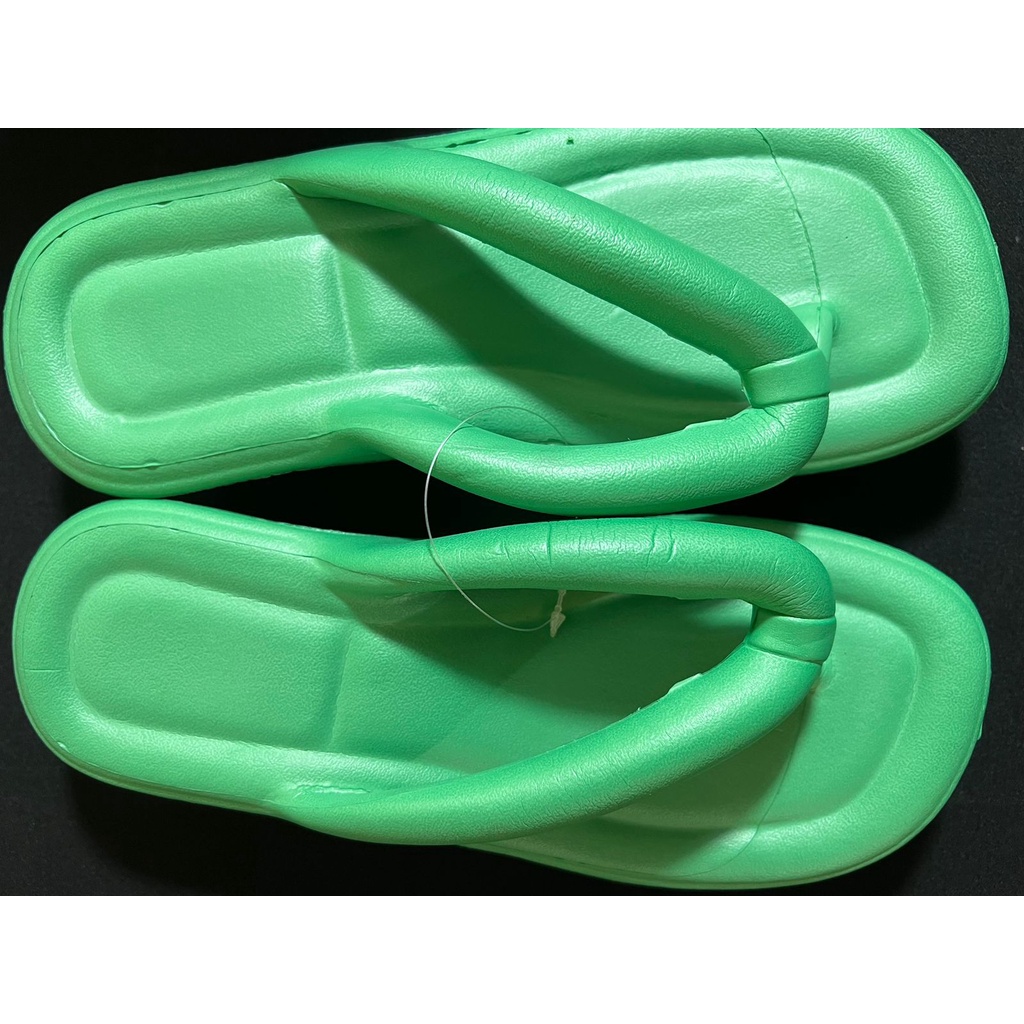 SANDAL JEPIT JELLY EVA RUBBER WEDGES ELASTIS WANITA IMPORT  TEBAL MELISSA ANTI-SLIP RINGAN EMPUK_E102