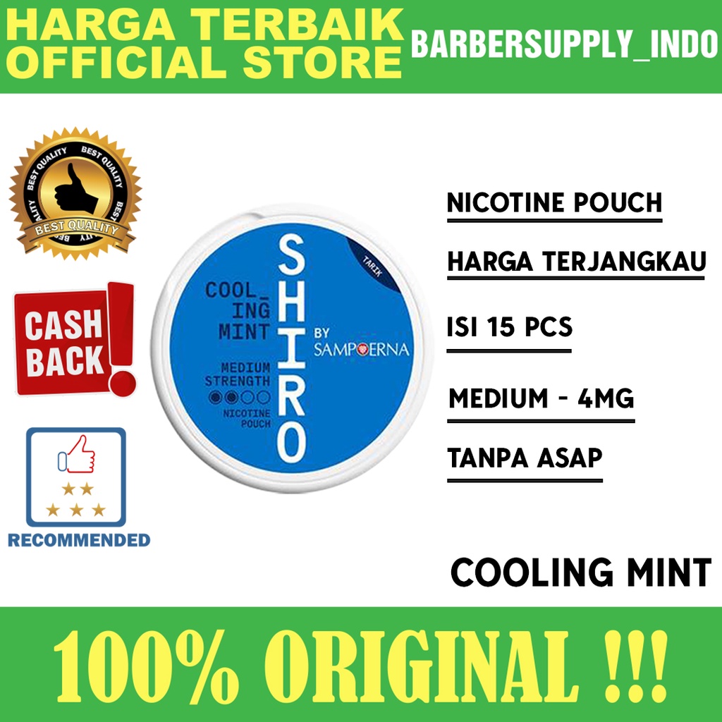 SHIRO BY SAMPOERNA Colling Mint Medium Strength