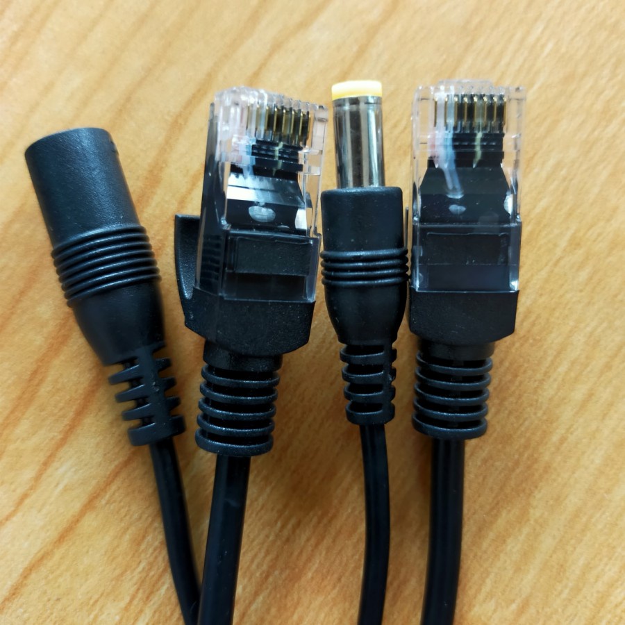 Kabel POE Injektor Kabel Poe Spliter CCTV Network IP Kamera Kabel