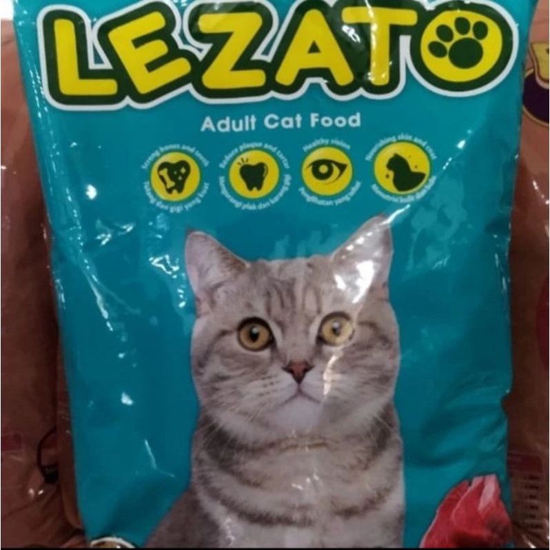 Lezato repack paket 10kg Makanan Kucing Cat Food (Gojek)