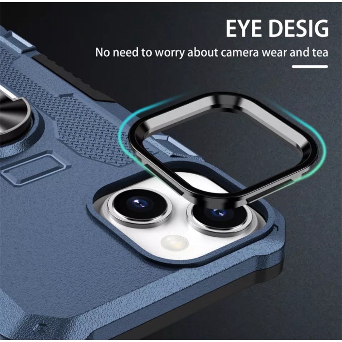 Case Armor IPHONE 11 PRO Iring Cincin Magnetic Kesing Hp Protect kamera Premium Hard Case Standing Robot Pelindung Kamera