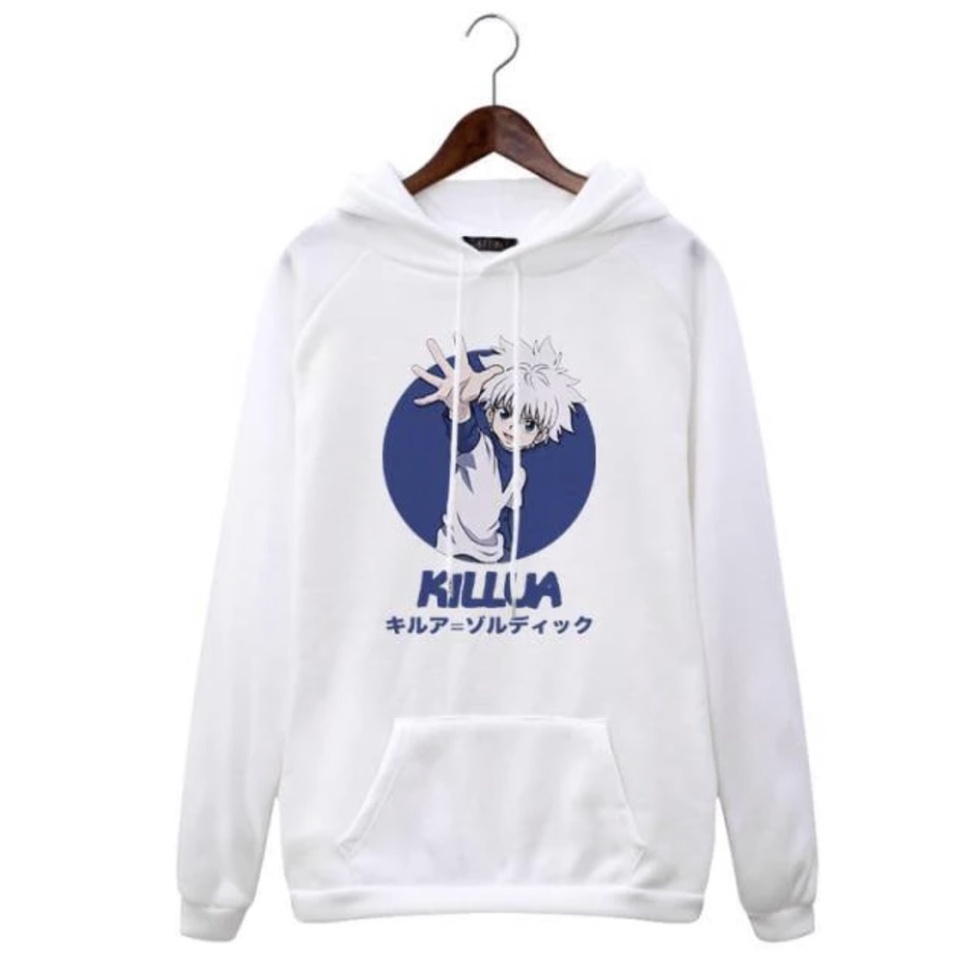 KILLUA AND GON HAND Jumper Hoodie II Sweater Hoodie II Sweter Oblong Topi Sz M - XL ( Pria &amp; Wanita / Anak &amp; Dewasa )