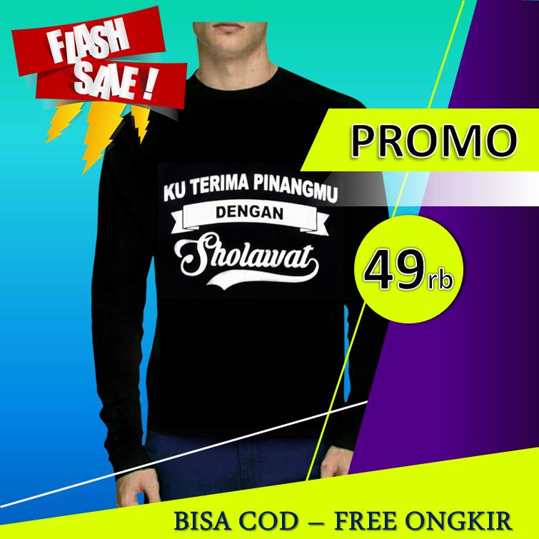 [BEST SELLER] Kaos Kuterima Pinangmu Dengan Sholawat/Kaos Gus Azmi Syubban/Kaos Syubbanul Muslimin