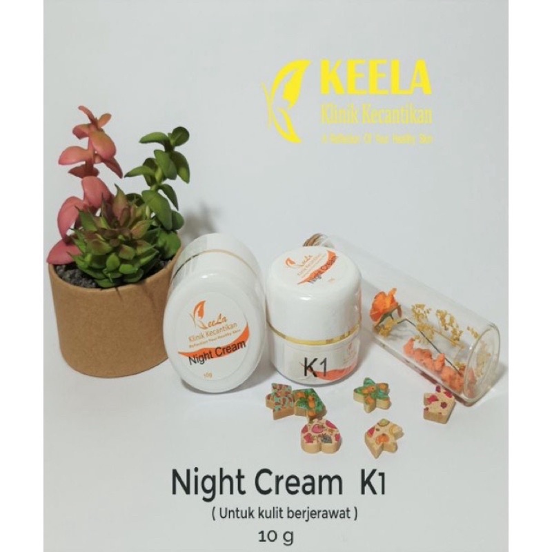 Night Cream K1 Keela Klinik Kecantikan