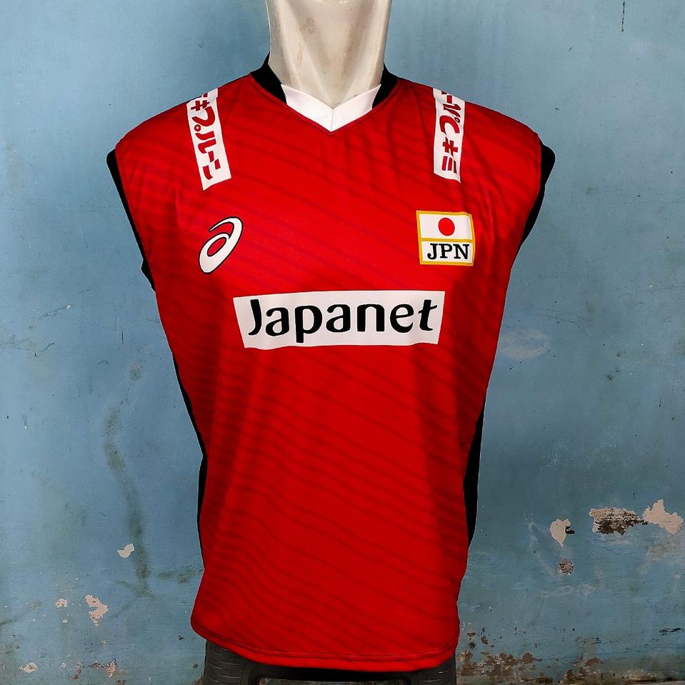 {ATG.10De22ᵁ} jersey voli timnas japan kaos atasan voly printing