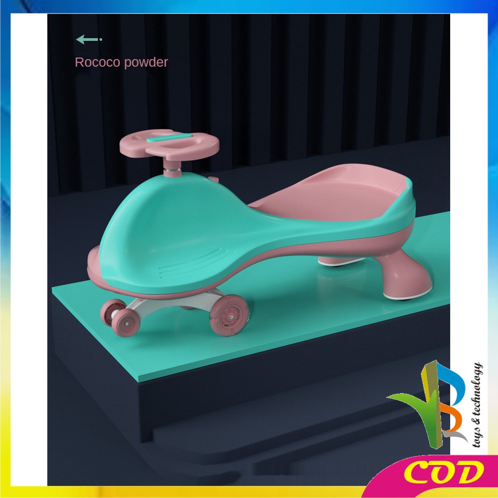 RB-M192 Mainan Mobil Dorong Anak Ride On Twist Car Musik LED Skuter Duduk Mobil Mobilan Anak Dorong