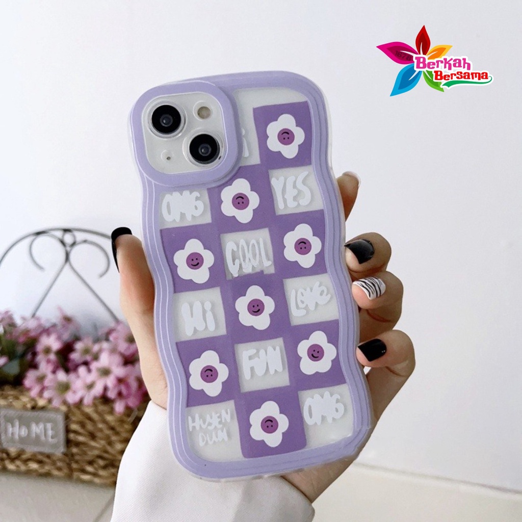 SS126 SOFTCASE SILIKON GELOMBANG MOTIF FLOWER FUN FOR OPPO F1S A59 F5 F5 YOUTH F7 F7 PRO F11 F11 PRO RENO 4 4F F17 PRO 5 5F A94 F19 PRO 6 7 8 7Z A96 BB7469