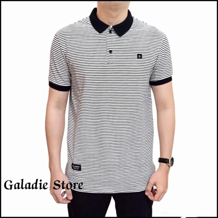 Original Kaos Kerah Salur Alaric Original/Kaos Kerah Polo Pria Premium Branded