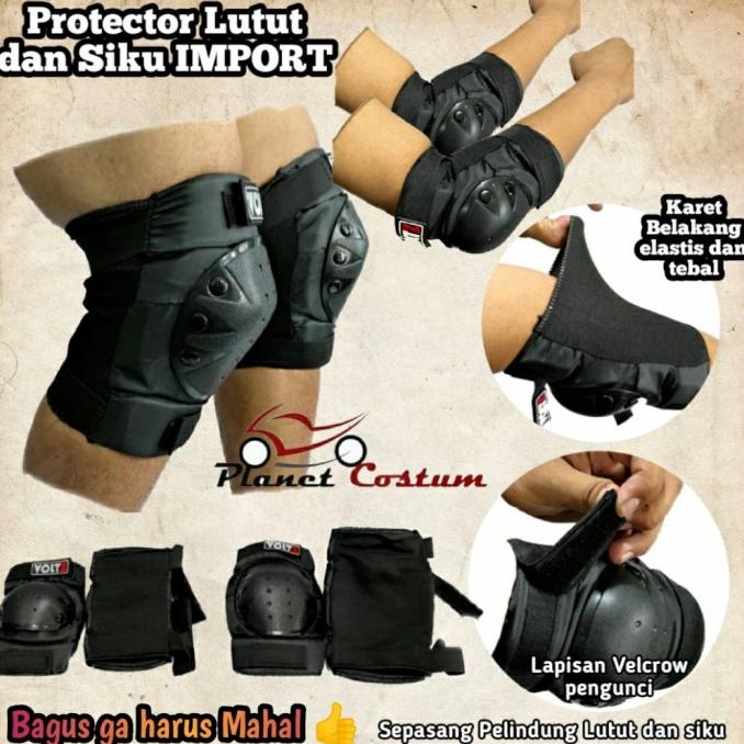 Decker Pelindung Lutut Dan Siku Motor Cross Trail Adventure Motocross