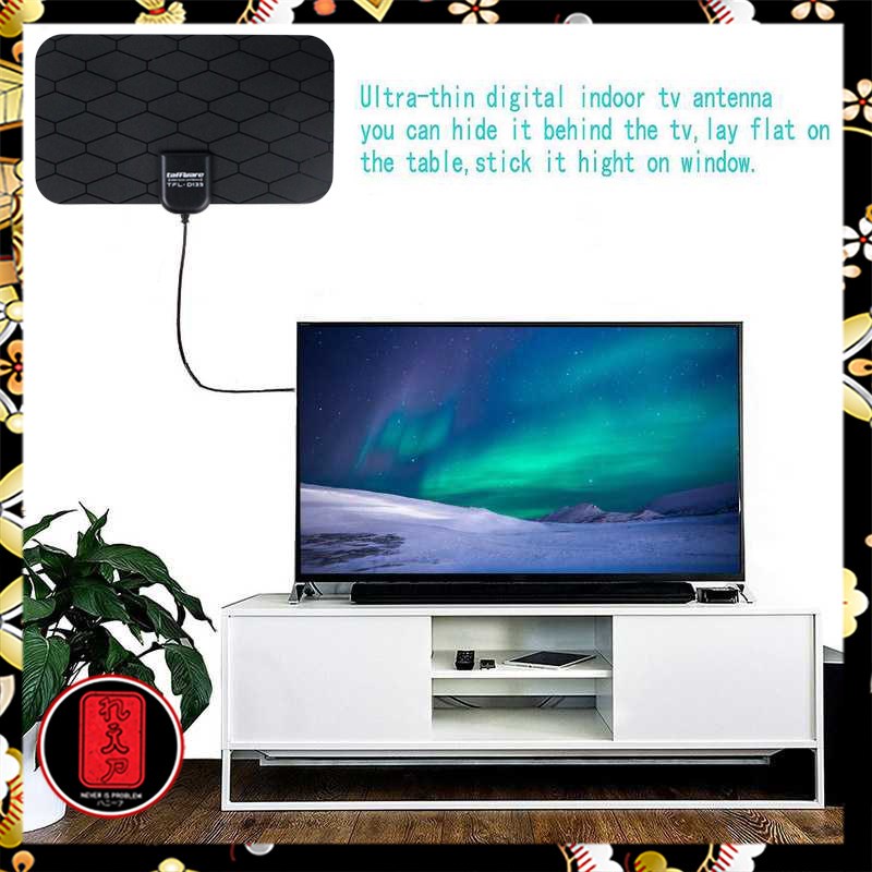 Taffware TFL-D139 Antena TV Digital DVB-T2 4K High Gain 25dB Type USB with Signal Booster Amplifier