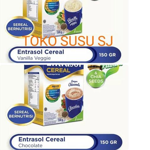 

Barang Bagus ENTRASOL CEREAL QUICKSTART OAT VANILLA VEGGIE 5 x 30gr/COKLAT/SEREAL/VANILA/5x30gr/OATS U7Y++